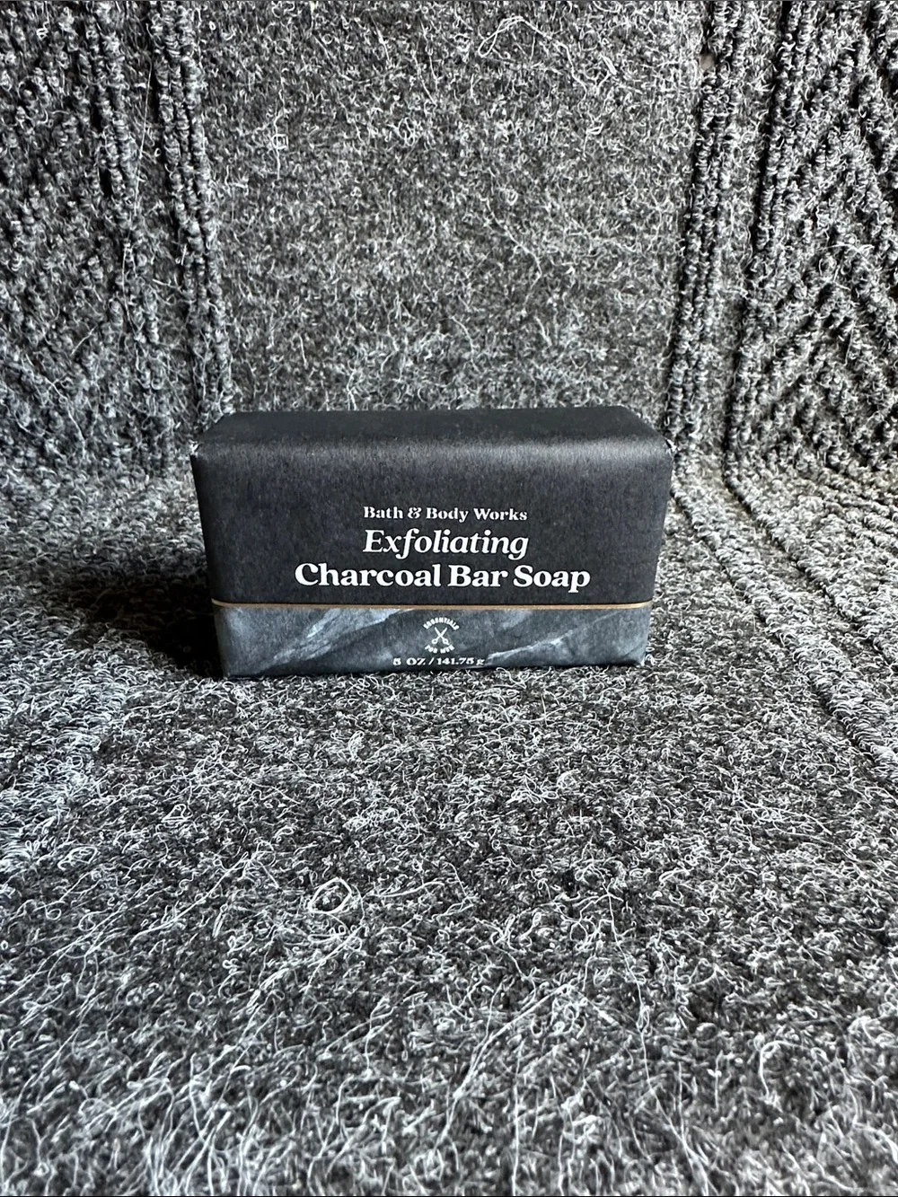 Bath & Body Works Essentials for Men Exfoliating Charcoal Bar Soap
